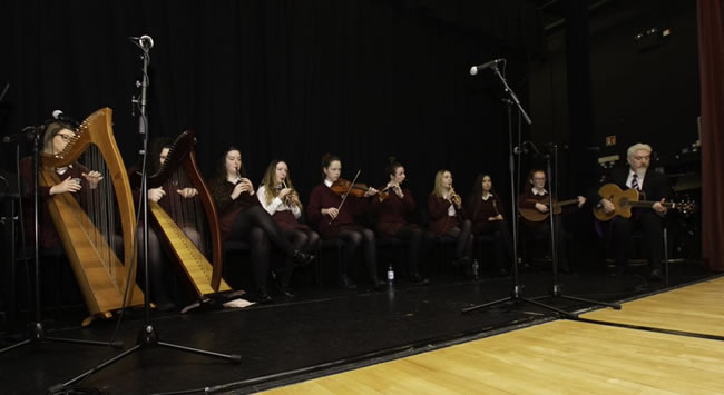 St Dominic’s traditional music group