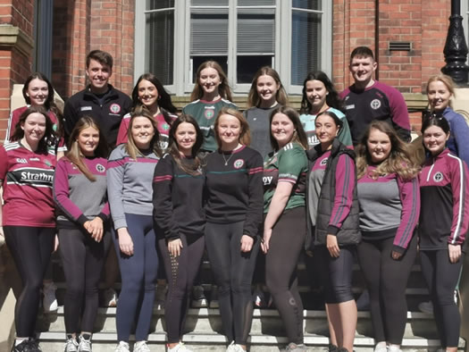 Student ambassadors from St Mary's who worked at the Easter School - Lucy McGurk, Cait Passmore, Alana McCarron, Corra Cunningham, Lauren O’Rourke, Grainne Lavery, Finvola McVeigh, Niamh Murphy, Riona Walsh, Conor McConville, Laura McCurdy, Sinead Boyle, Meabh Corrigan, Bronagh McCrory, Aisling Teague, Thomas O’Kane and Bronagh Murray