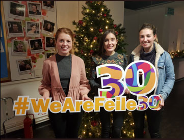 Photograph of Niamh McGirr, Claire Conlon and Deirbhile Craven