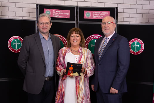 Dr Gerard McCann, Dr Eibhlín Mhic Aoidh and Professor Peter Finn, KSG