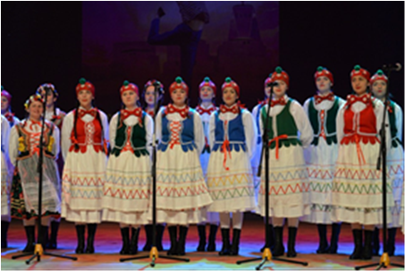 Traditional entertainment provided at the ceremony