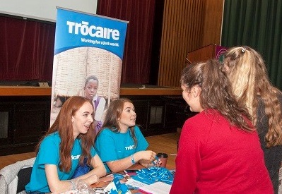 Photo of Trócaire stand at the Community Volunteer Fair