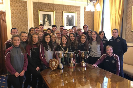 All Ireland intervarsity winners at Camogie, Ladies Football, Hurling and boxing